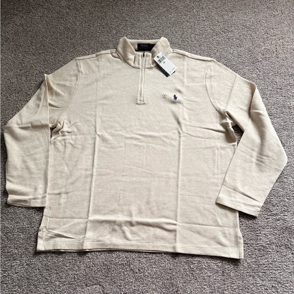 Ralph Lauren Other - Ralph Lauren Cream half zip light weight sweater